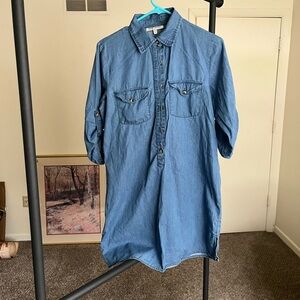 Speed Control Blue Midi Dress